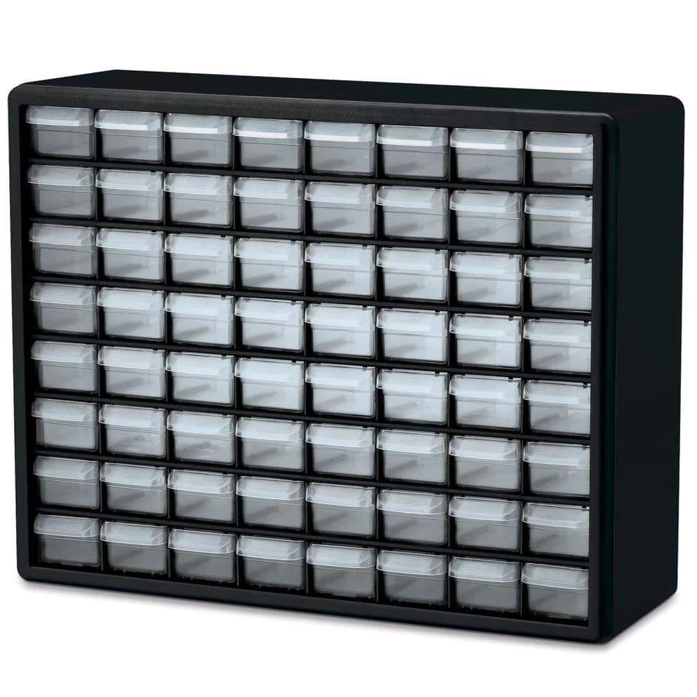 64-Compartment Small Parts Organizer Cabinet by Akro-Mils