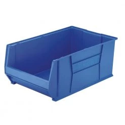 Super-Size AkroBin 18.3 in. 300 lbs. Storage Tote Bin in Blue with 22 Gal. Storage Capacity by Akro-Mils