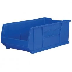 Super-Size AkroBin 16.5 in. 300 lbs. Storage Tote Bin in Blue with 17 Gal. Storage Capacity by Akro-Mils