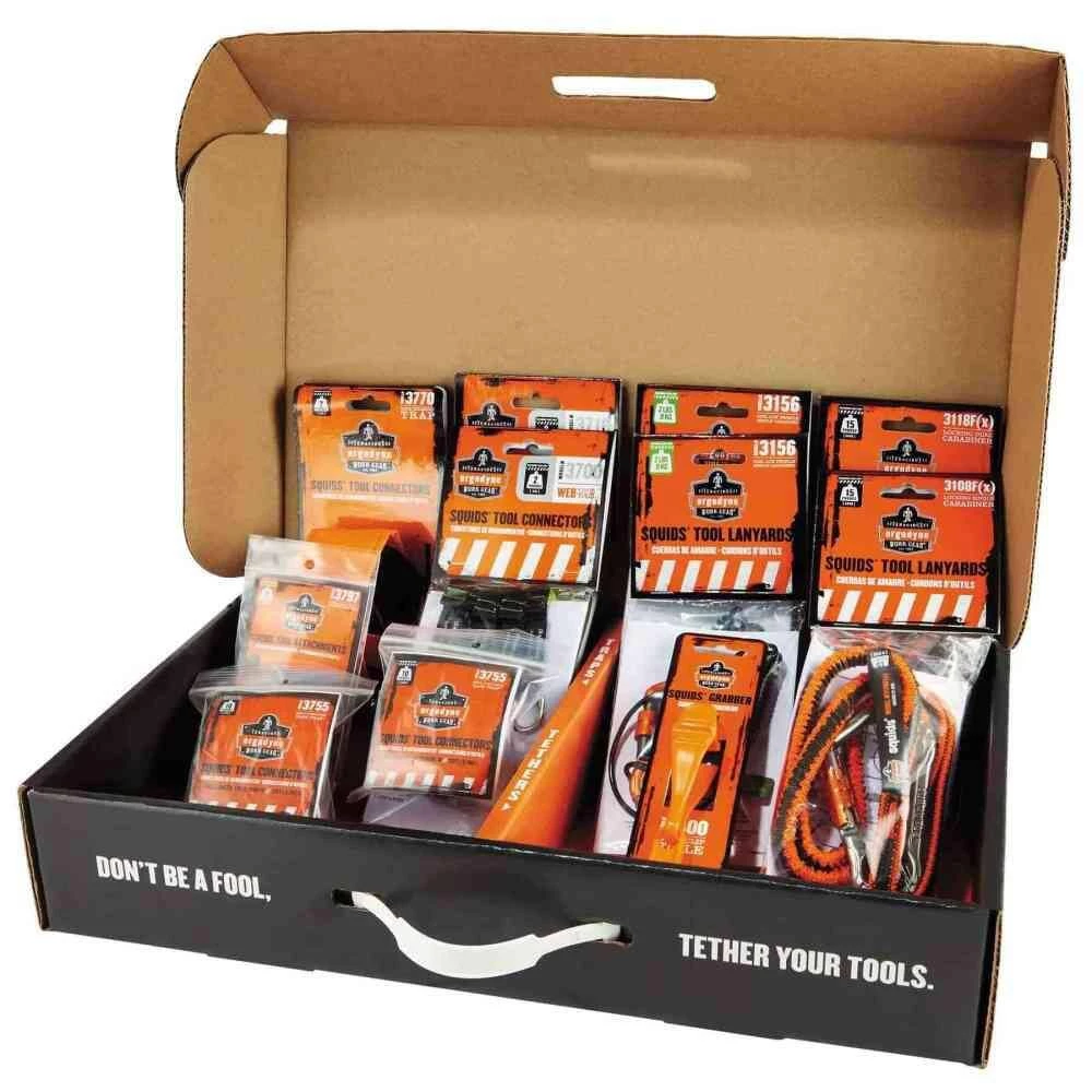 Squids Concrete Finisher and Mason's Tool Tethering Kit by Ergodyne - Image 7