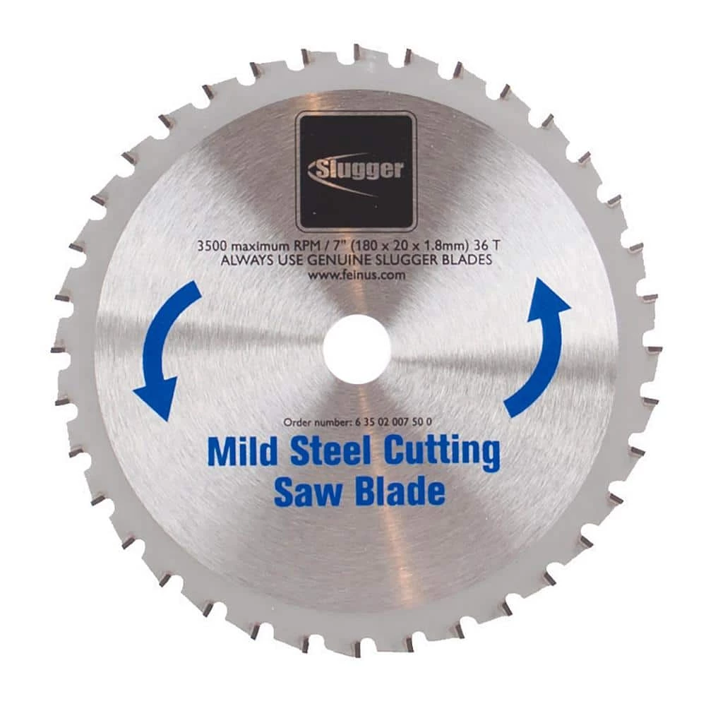 7-1/4 in. 36-Teeth Metal Cutting Saw Blade for Mild Steel by FEIN
