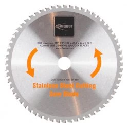 9 in. 60-Teeth Stainless Steel Cutting Saw Blade by FEIN