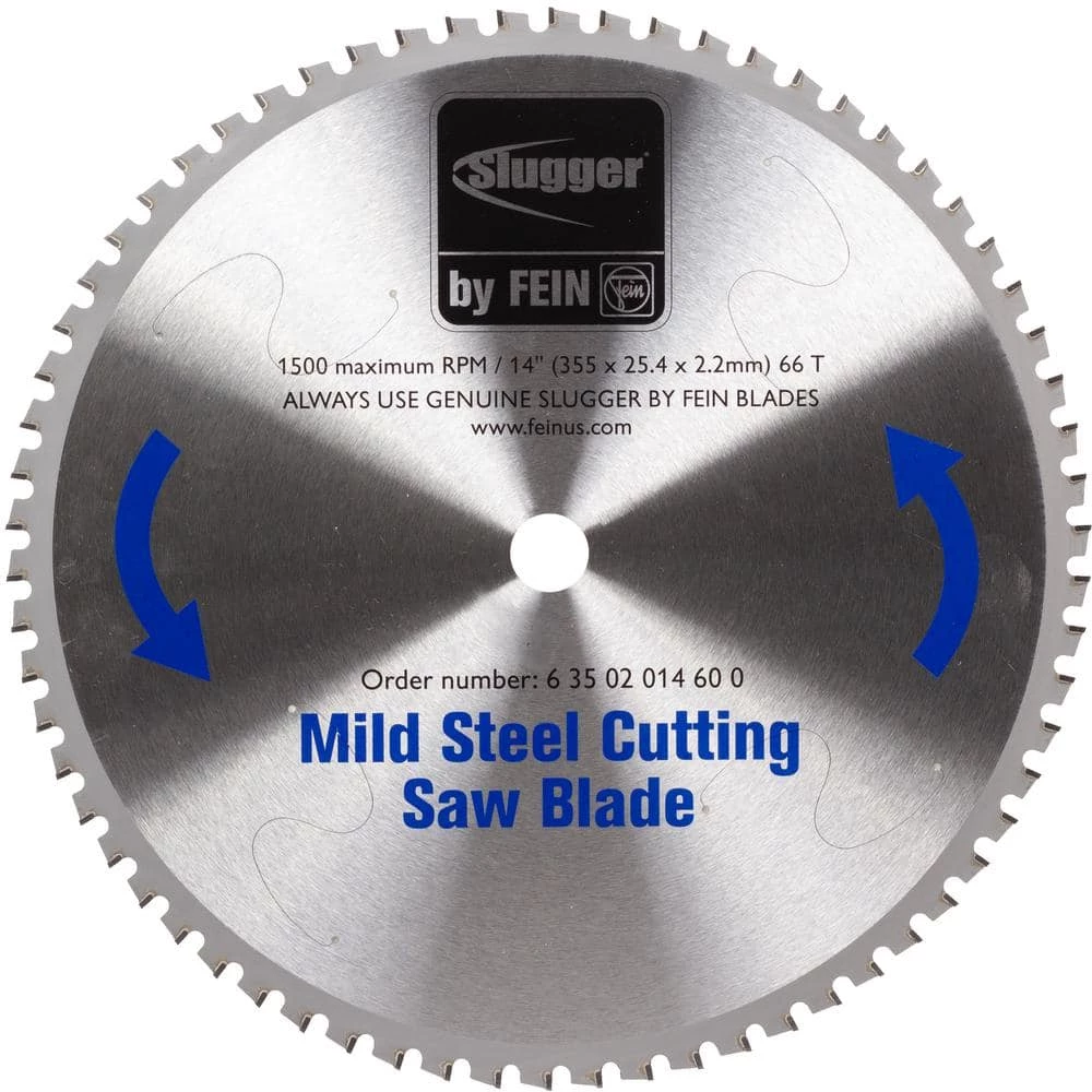 14 in. 66-Teeth Metal Cutting Saw Blade for Mild Steel by FEIN