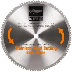14 in. 90-Teeth Stainless Steel Cutting Saw Blade by FEIN