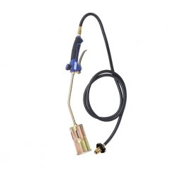 320,000 BTU Propane Torch Steel Nozzle with Turbo Blast Trigger and Flow Valve by Flame King