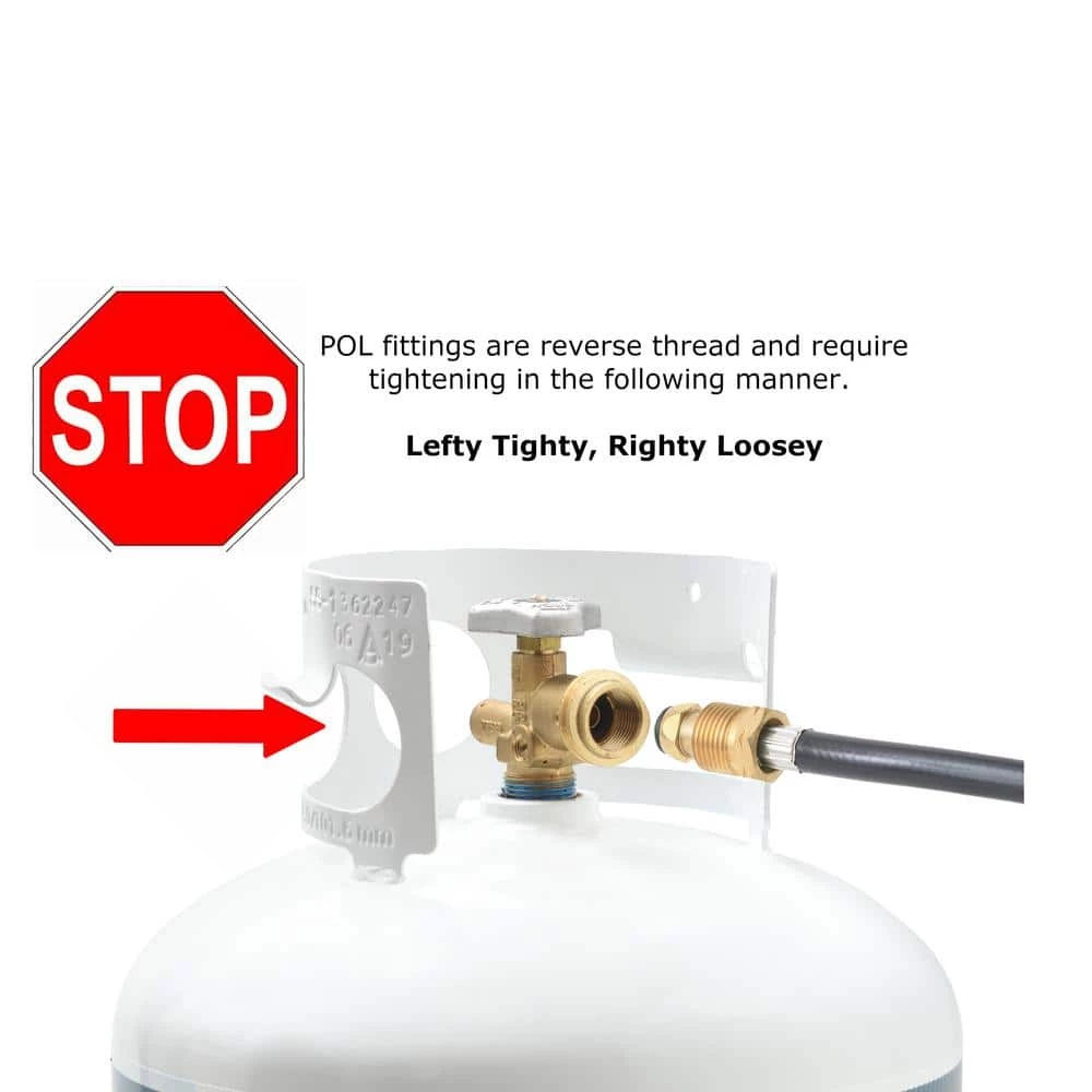 100,000 BTU Propane Torch Kit Heavy-Duty Weed Burner with Flint Striker by Flame King - Image 5