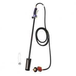 100,000 BTU Propane Torch Kit Heavy-Duty Weed Burner with Flint Striker by Flame King
