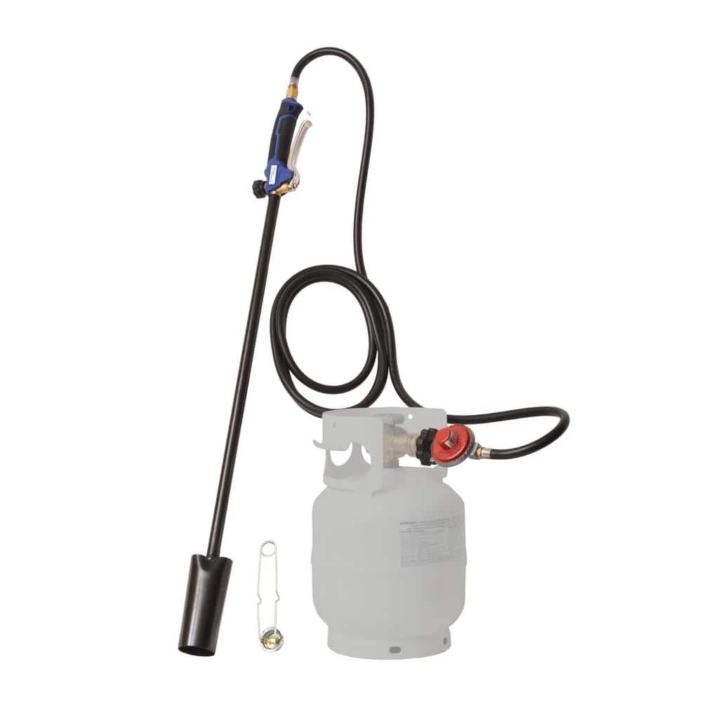 100,000 BTU Propane Torch Kit Heavy-Duty Weed Burner with Flint Striker by Flame King - Image 2