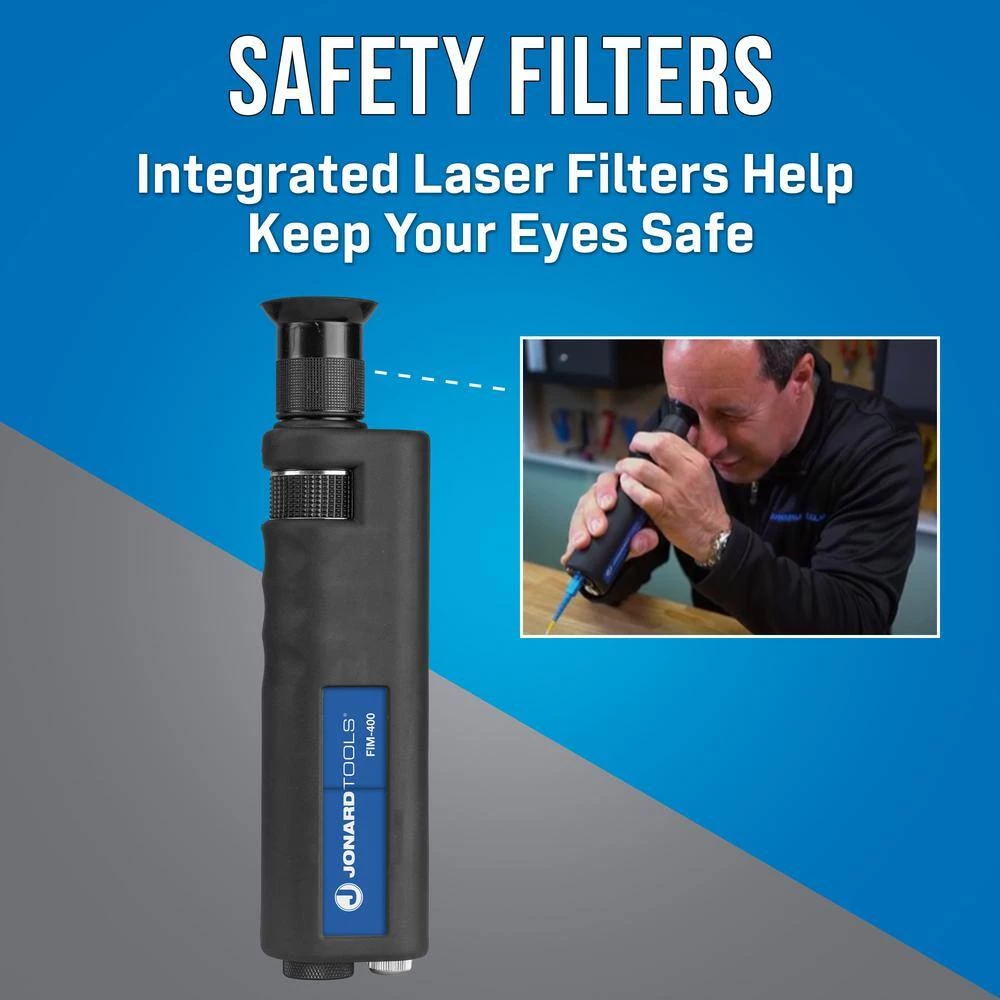 Fiber Inspection Microscope 400x Magnification by Jonard - Image 5