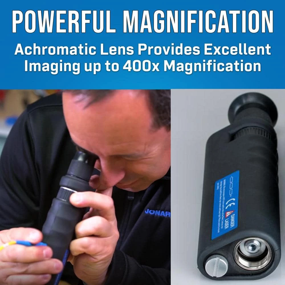 Fiber Inspection Microscope 400x Magnification by Jonard - Image 3