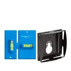 Electrical Box Cutting Kit, Double Gang with Wall Template Leveler and Electrical Box Cutter Attachment by Jonard