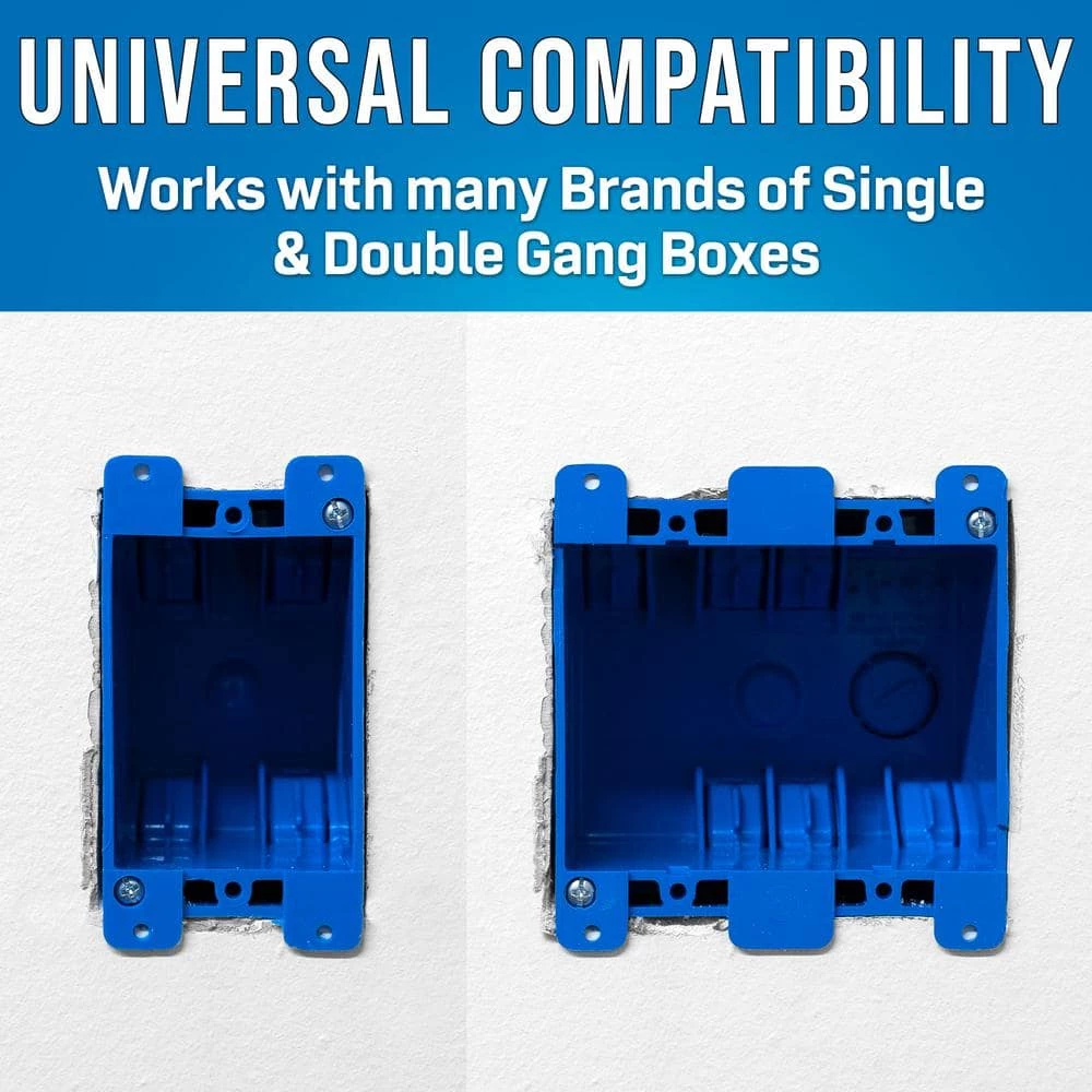 Wall Box Template and Level for Non-Metallic Boxes, 1-Gang and 2-Gang by Jonard - Image 6
