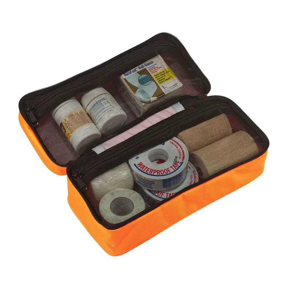 Arsenal 2-Compartment Midsize Small Parts Organizer, Orange by Ergodyne - Image 2
