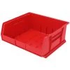AkroBin 16.5 in. 75 lbs. Storage Tote Bin in Red with 5.5 Gal. Storage Capacity by Akro-Mils