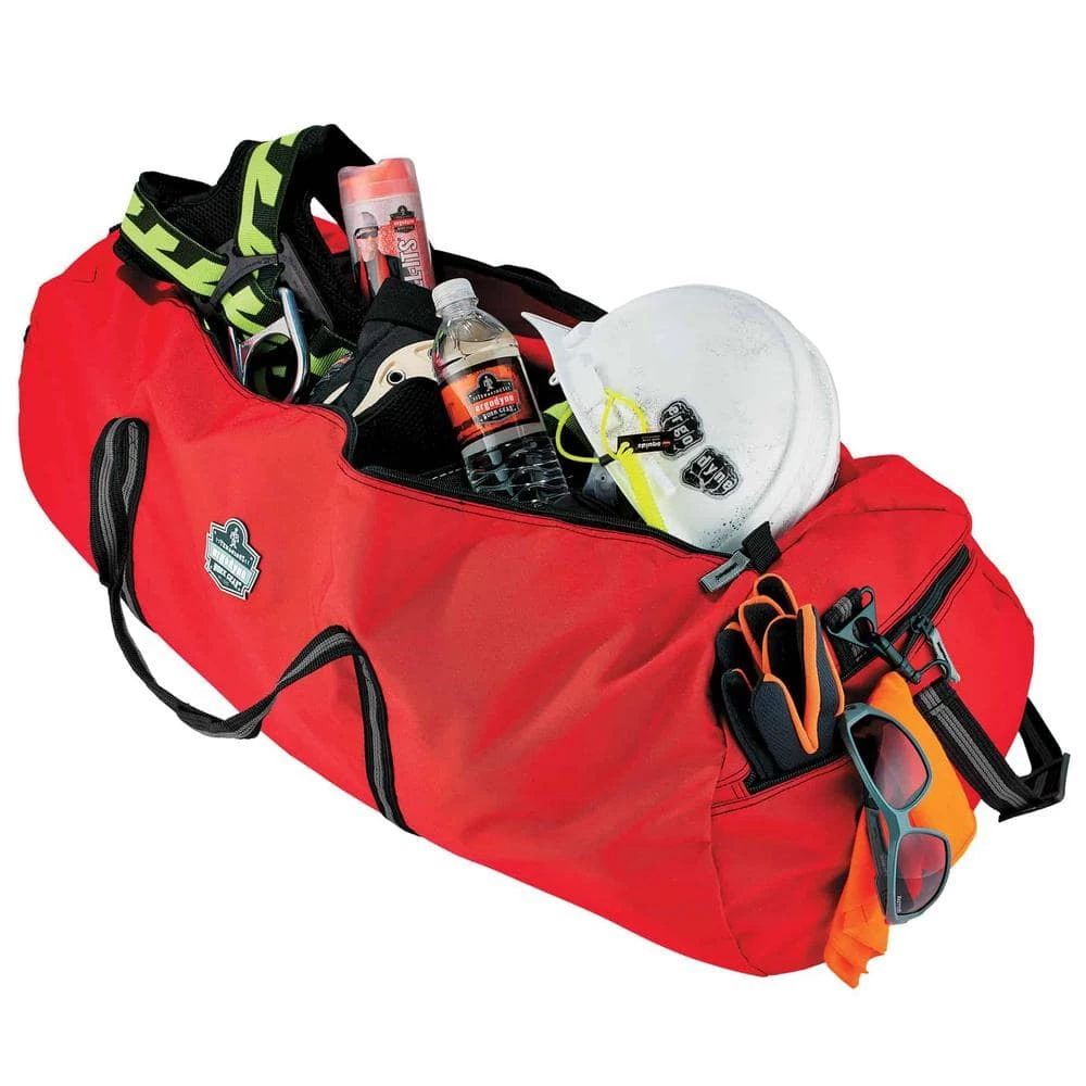 Arsenal 23 in. Red Nylon Gear Duffel Bag by Ergodyne - Image 2