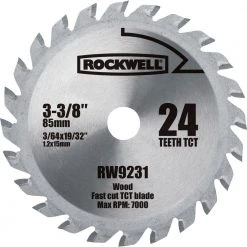VERSACUT 3-3/8 in. 24-Teeth Carbide-Tipped Blade by Rockwell