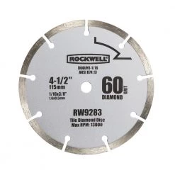 4-1/2 in. 60-Grit Diamond Compact Circular Saw Blade by Rockwell