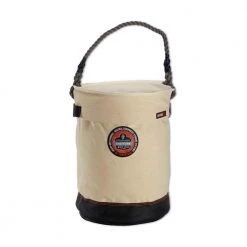 Arsenal 12.5 in Tool Bucket with Top in White Canvas by Ergodyne