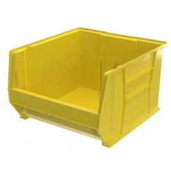 Super-Size AkroBin 18.3 in. 300 lbs. Storage Tote Bin in Yellow with 14 Gal. Storage Capacity by Akro-Mils